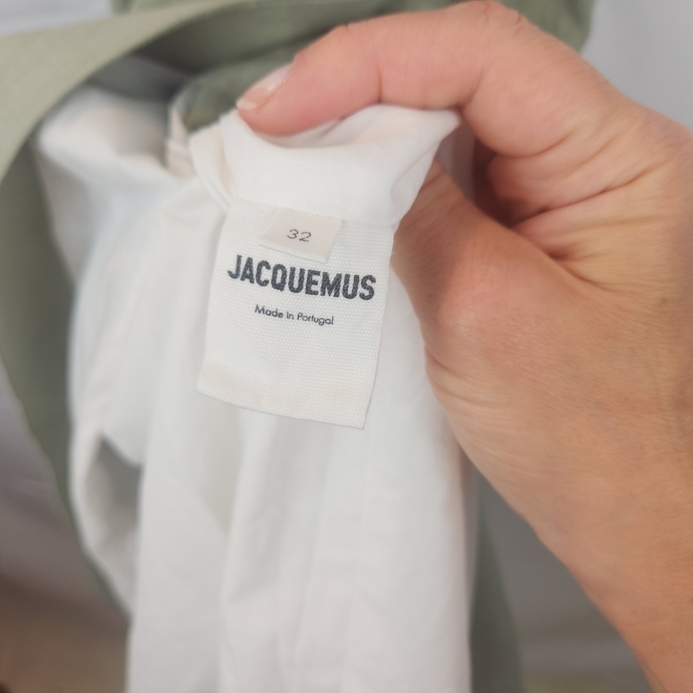 JACQUEMUS Khaki 'La Robe Saudade' Minidress size XXS (32) BNWT with defect - Picture 12 of 13